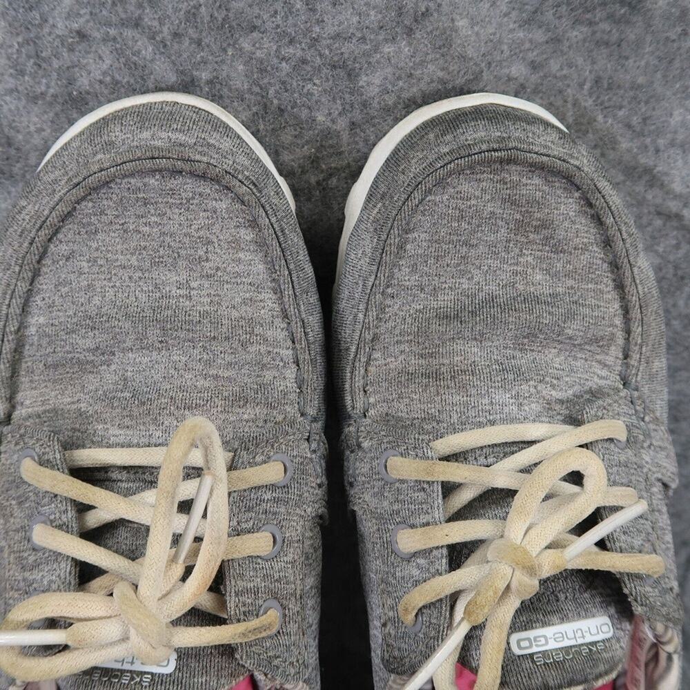Skechers Shoes Womens 6 Casual Sneaker Active On The Go Comfort Walking Grey Moc - Picture 7 of 13